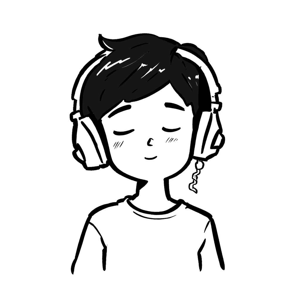 Person with headphones
